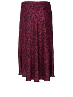 Teddy Printed Midi Skirt