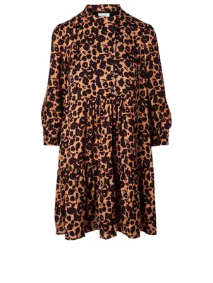 Tiana Mini Dress Leopard Print