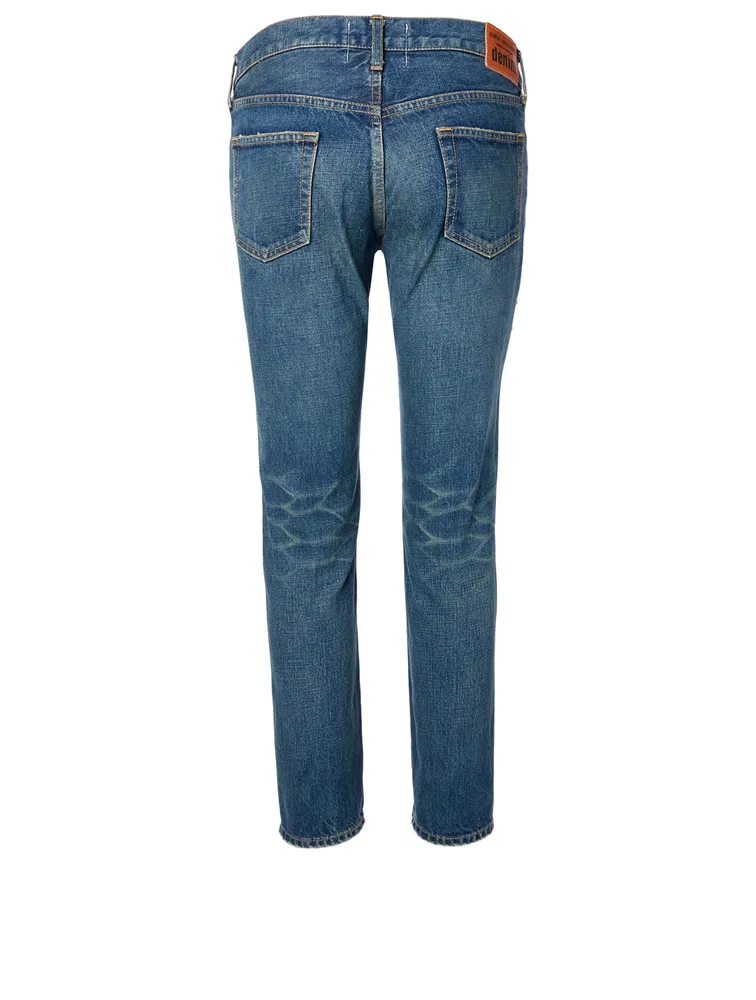 Cotton Patchwork Jeans