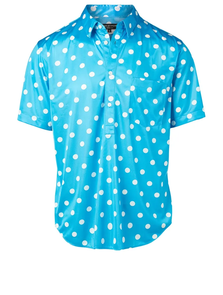 Short-Sleeve Shirt Polka Dot Print