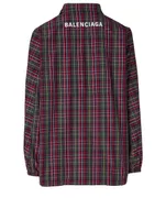 Cotton Jacket Plaid Print