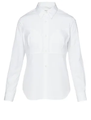 Cotton Seamed Shirt