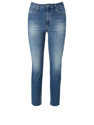 Isabelle Straight Crop High-Waisted Jeans