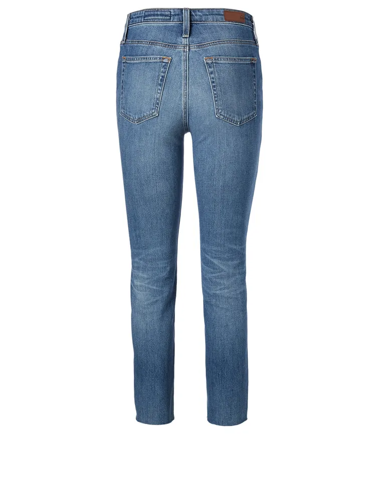 Isabelle Straight Crop High-Waisted Jeans