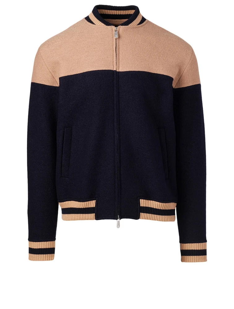 Wool Bomber Jacket