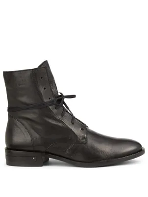 Alanis Leather Combat Boots