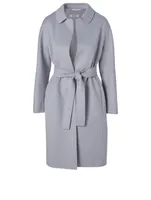 Doraci Wool Belted Wrap Coat