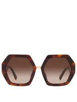 Hexagonal VLOGO Sunglasses