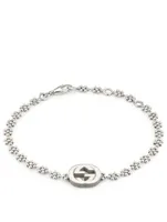 Interlocking G Sterling Silver Bracelet