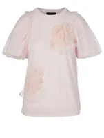 Cotton Puff-Sleeve T-Shirt