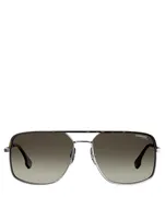 Carrera 152/S Square Aviator Sunglasses