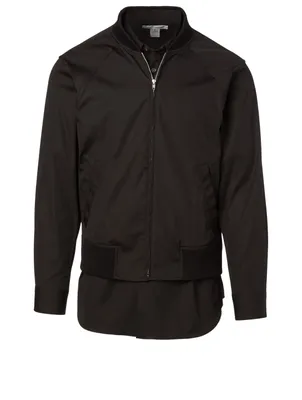 Layered Bomber Jacket