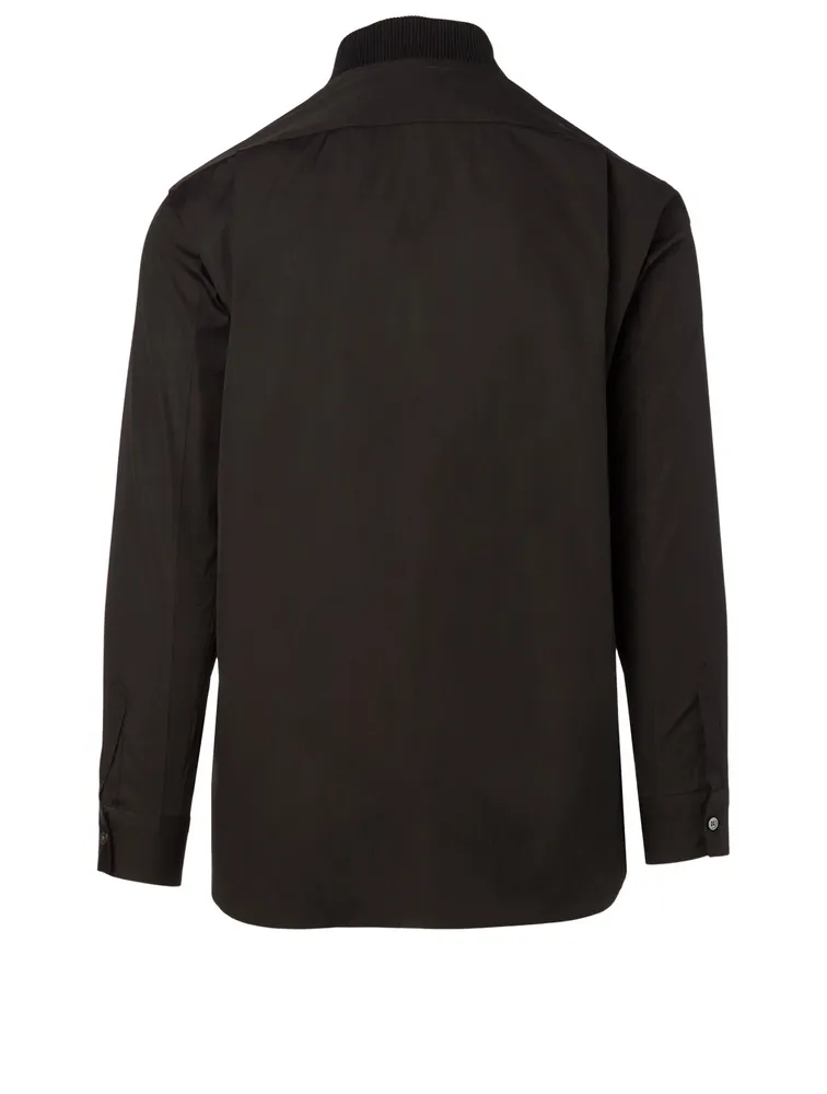 Layered Bomber Jacket