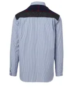 Cotton Shirt In Stripe Print