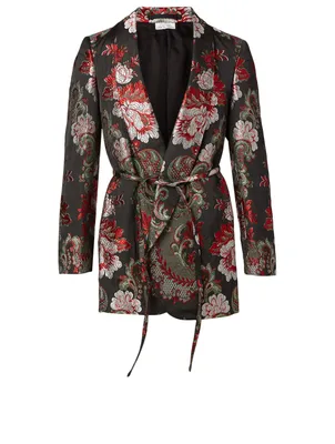 Printed Blazer Jacket