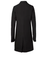 Long Coat With Fingerless Gloves