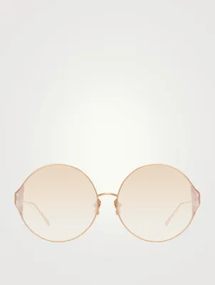 Linda Farrow Dakota Flat Top Sunglasses