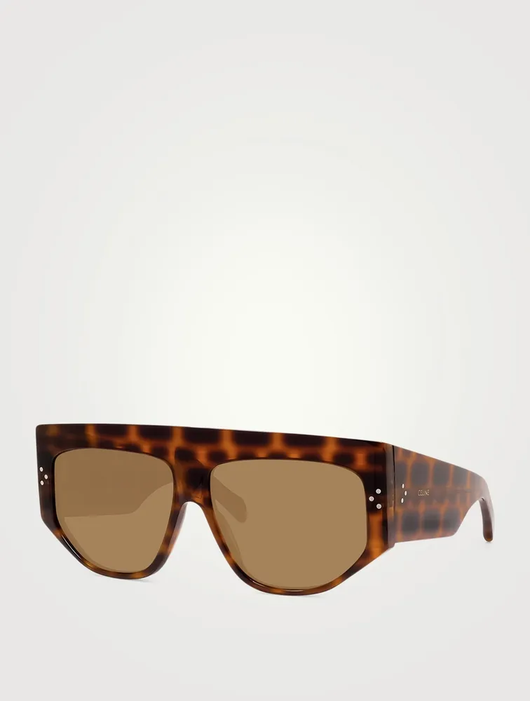 Rectangular Shield Sunglasses