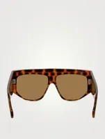 Rectangular Shield Sunglasses