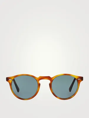 Gregory Peck Round Sunglasses