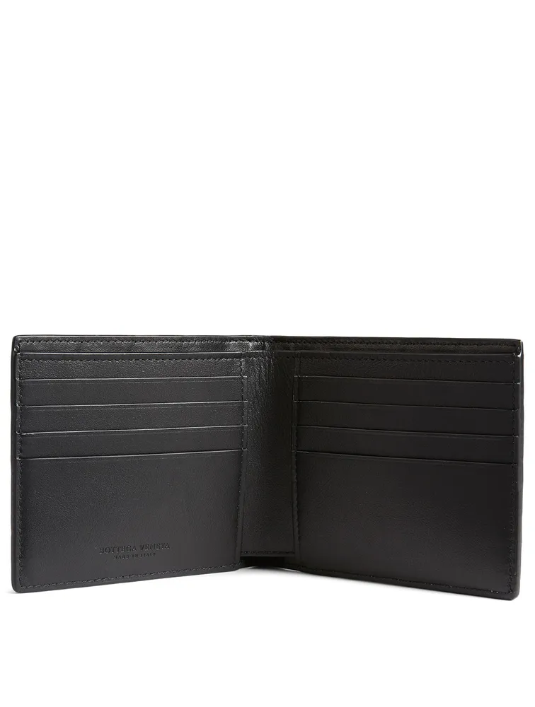 Intrecciato Leather Bifold Wallet