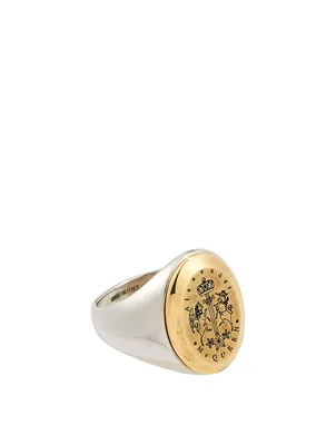 Two-Tone Signet Ring