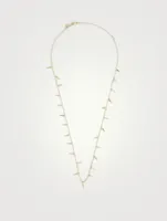 14K Gold Large Pure Fringe Necklace