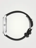 G-Timeless Leather Strap Watch