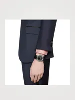 G-Timeless Leather Strap Watch