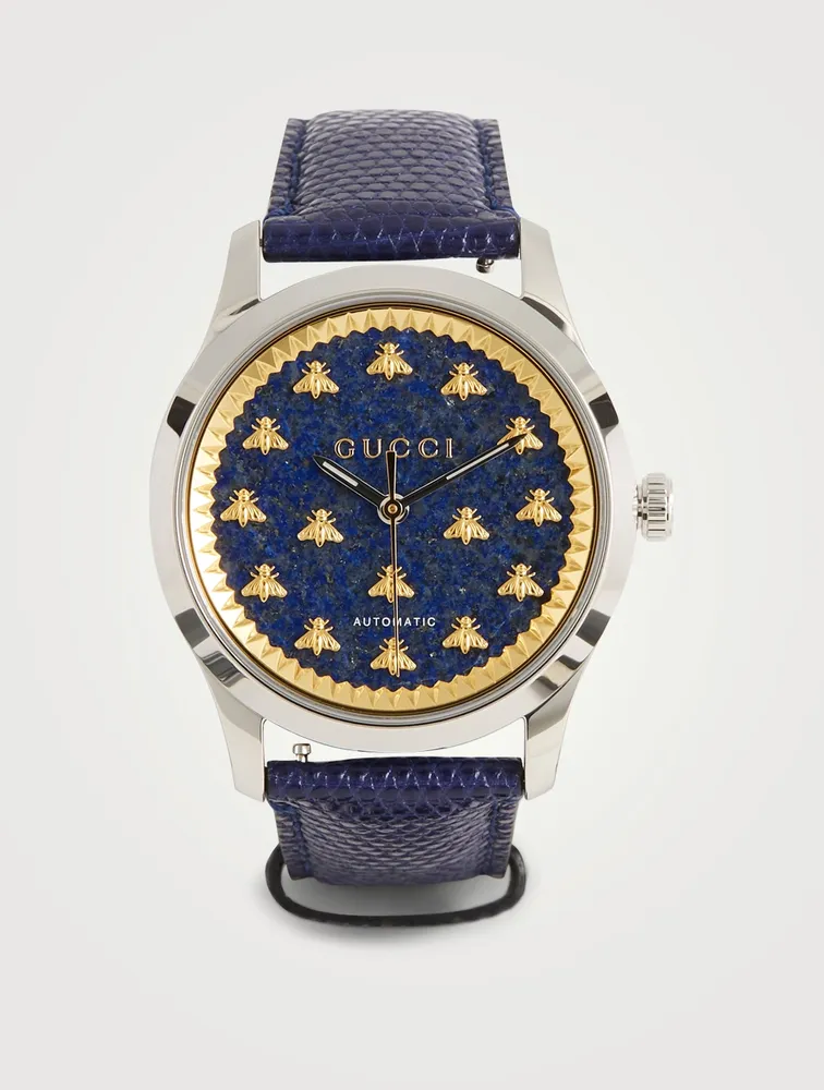 G-Timeless Lizard Strap Watch