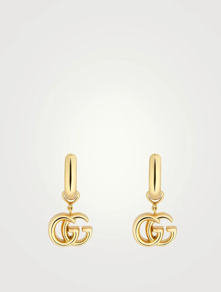 GG Running 18K Gold Hoop Earrings