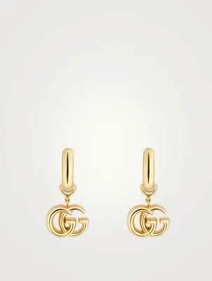 GG Running 18K Gold Hoop Earrings