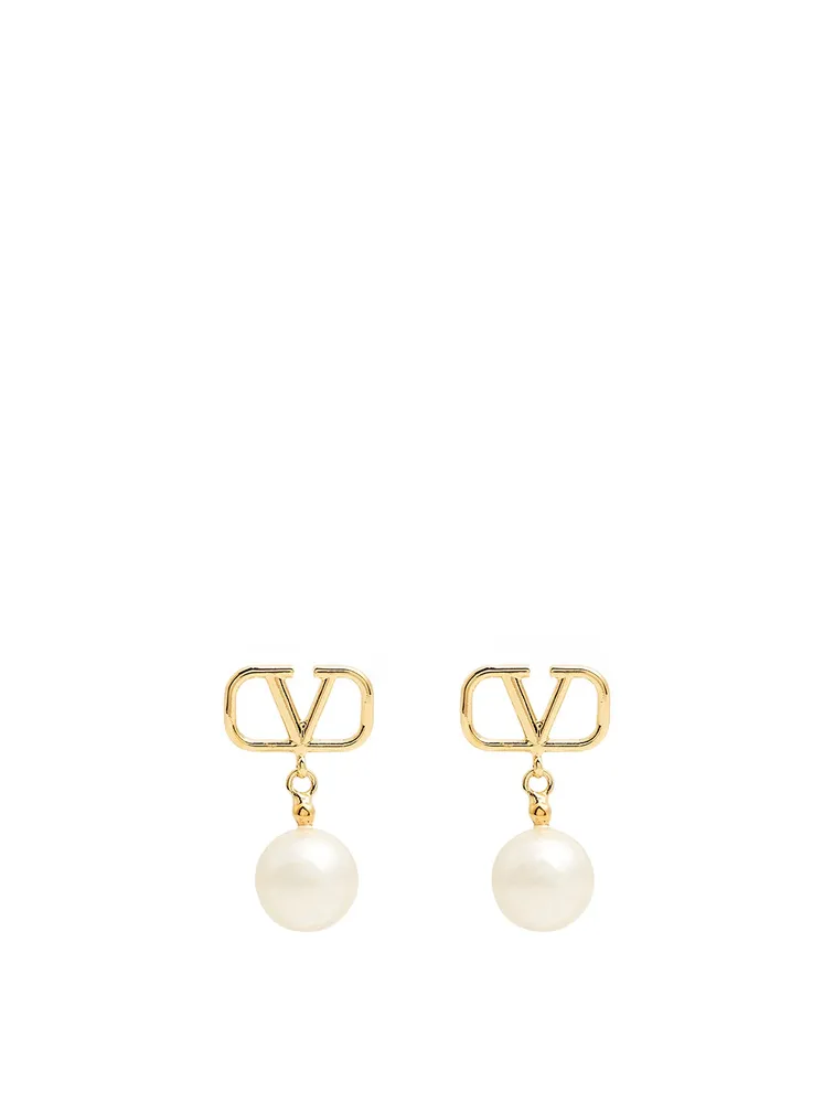 VLOGO Faux Pearl Drop Earrings