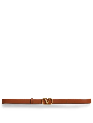 VLOGO Reversible Leather Belt
