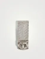 Gucci Garden Silver Cat Money Clip