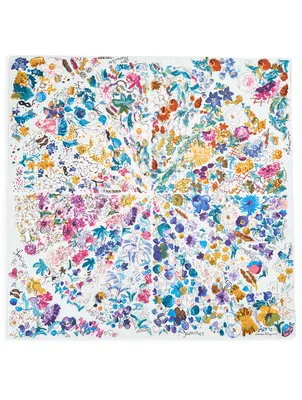 Silk Scarf In Month Print