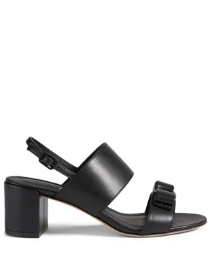 Giulia Leather Heeled Sandals