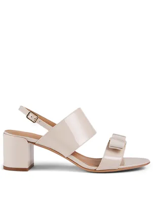 Giulia Patent Leather Heeled Sandals