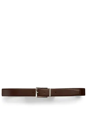Adjustable Reversible Leather Belt