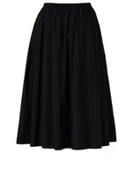 Tilia Silk Midi Skirt