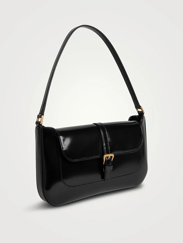 Miranda Semi Patent Leather Shoulder Bag