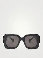 Square Sunglasses With Logo