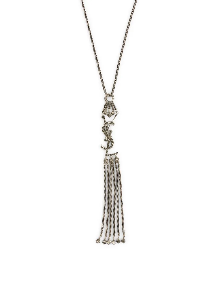 YSL Monogram Tassel Necklace