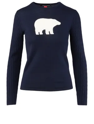 Wool Bear Crewneck Sweater