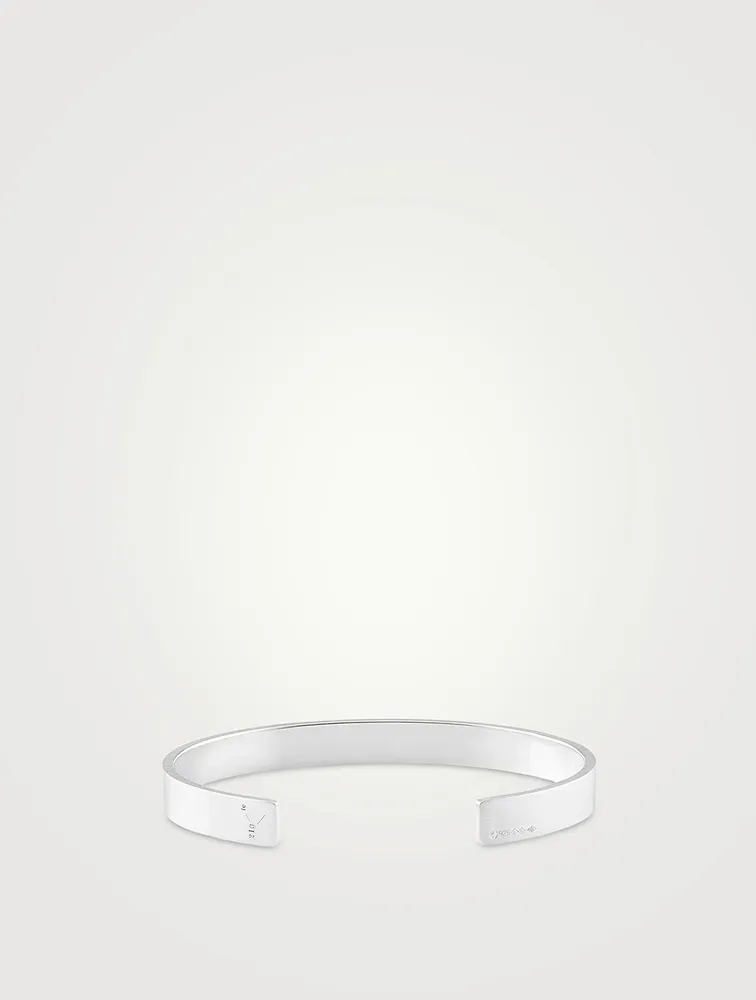 21g Brushed Sterling Silver Ribbon Bracelet
