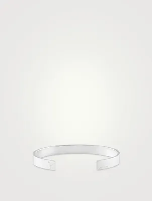 21g Brushed Sterling Silver Ribbon Bracelet