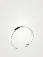 21g Polished Sterling Silver Ribbon Bracelet