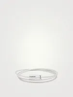 11g Polished Sterling Silver Triple Cable Bracelet