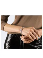 11g Polished Sterling Silver Triple Cable Bracelet