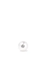 Oasis 18K Gold Pearl Stud Earring With Diamond